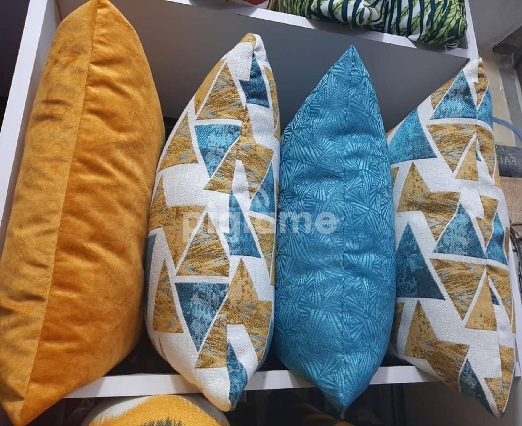 Armchair sale shaped pillows