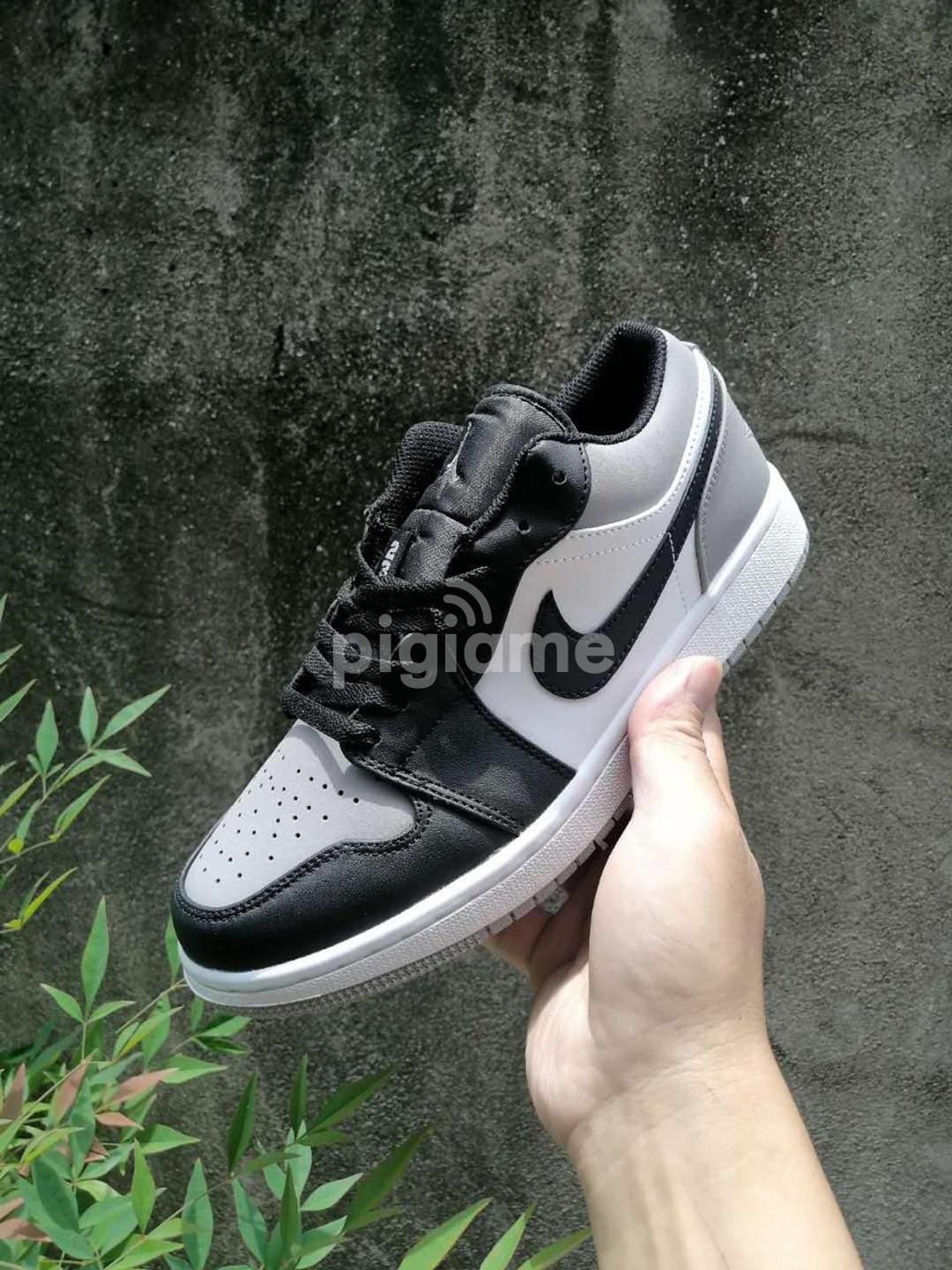Nike Air Jordan 1 Low Men Shoes-Grey in 