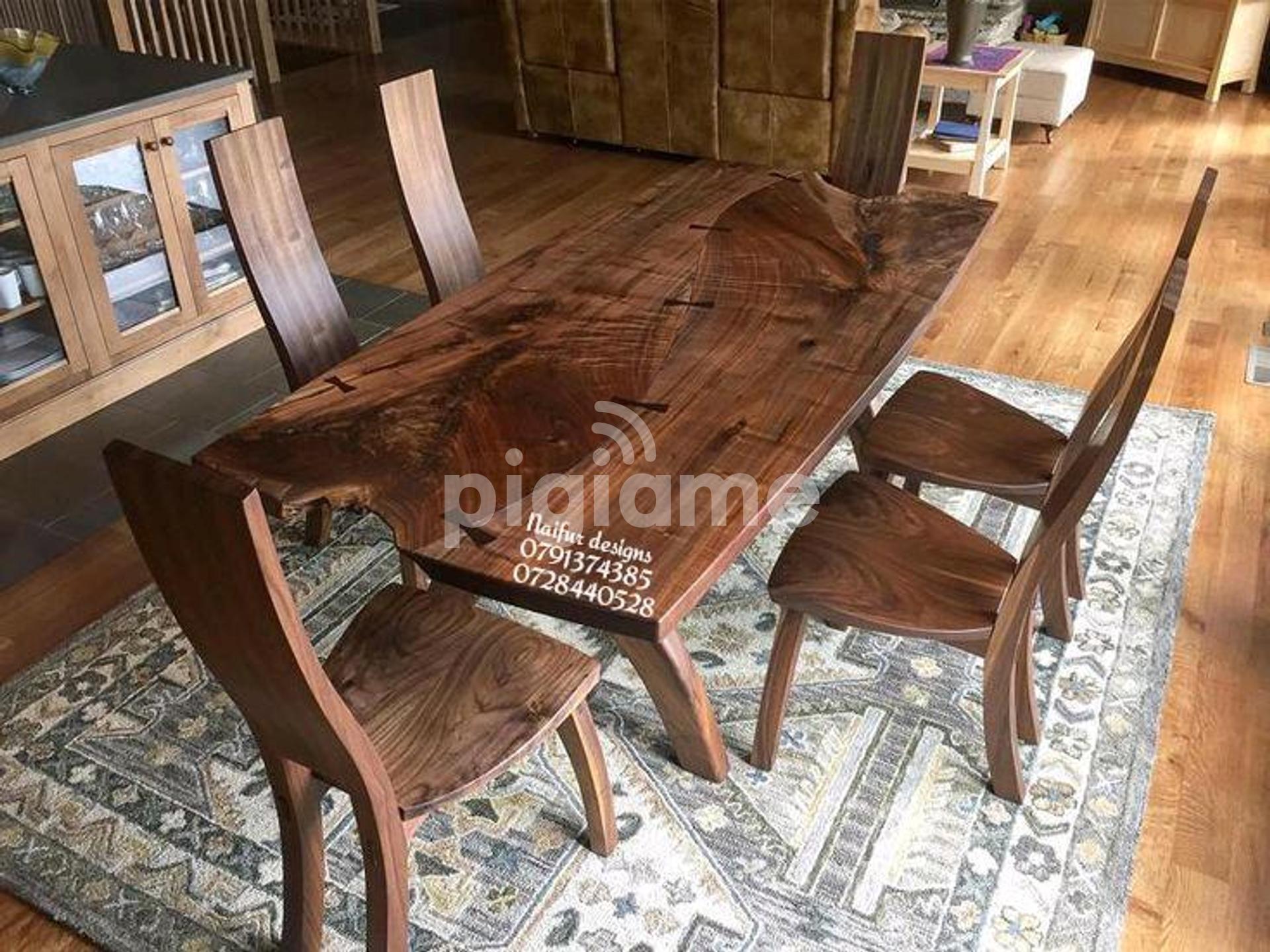 Vintage Dining Set Wood Dining Table Six Seater Dining Set Mahogany Dining Table In Nairobi Pigiame