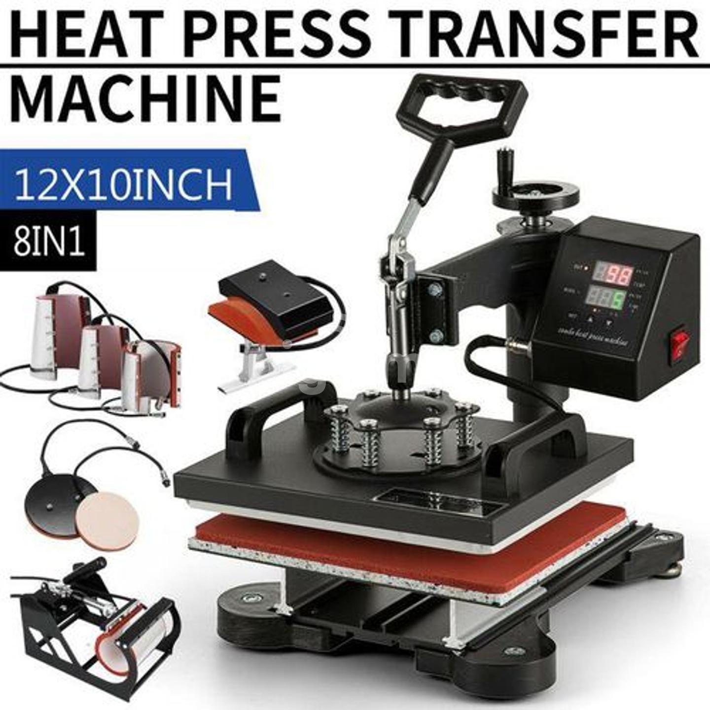 8 in 1 shop heat press machine