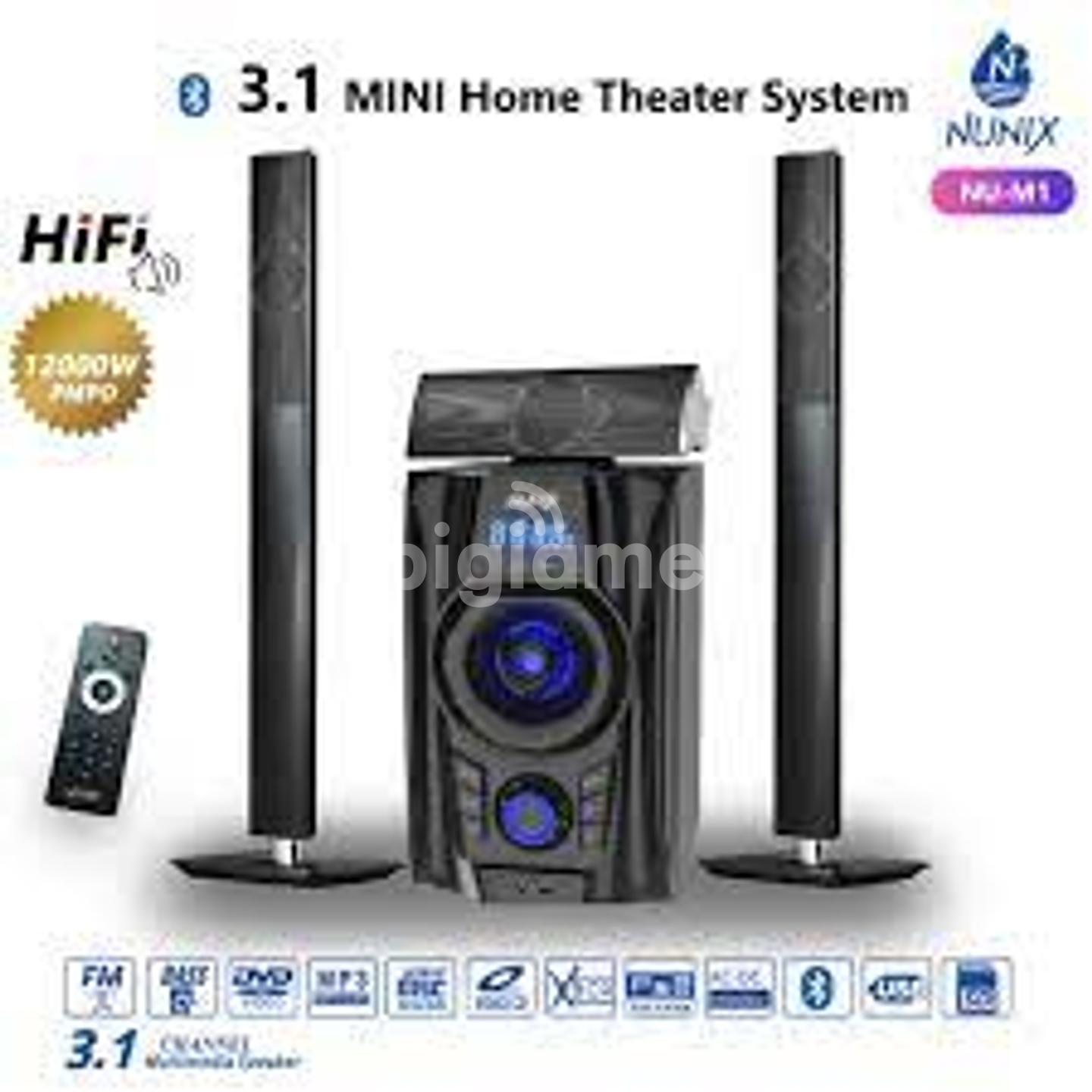 3.1Ch Mini Home Theater System 12000W Nunix in Nairobi CBD Accra