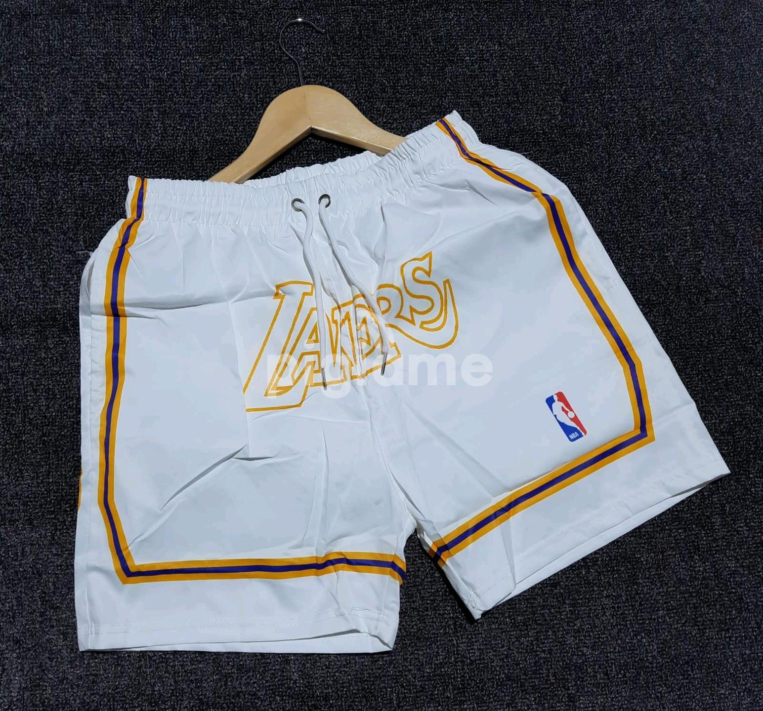Lakers 2025 swim trunks