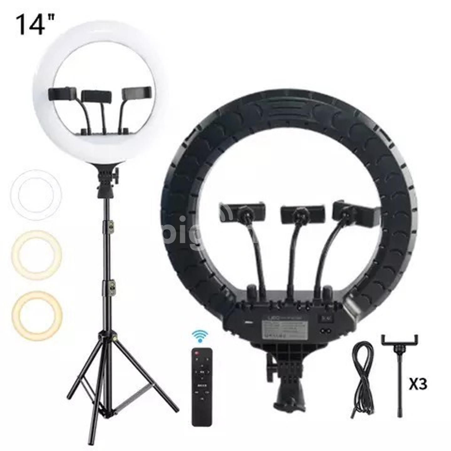 14 INCHES LED RING LIGHT| unboxing | beginner filming setup | and | Review  |. - YouTube
