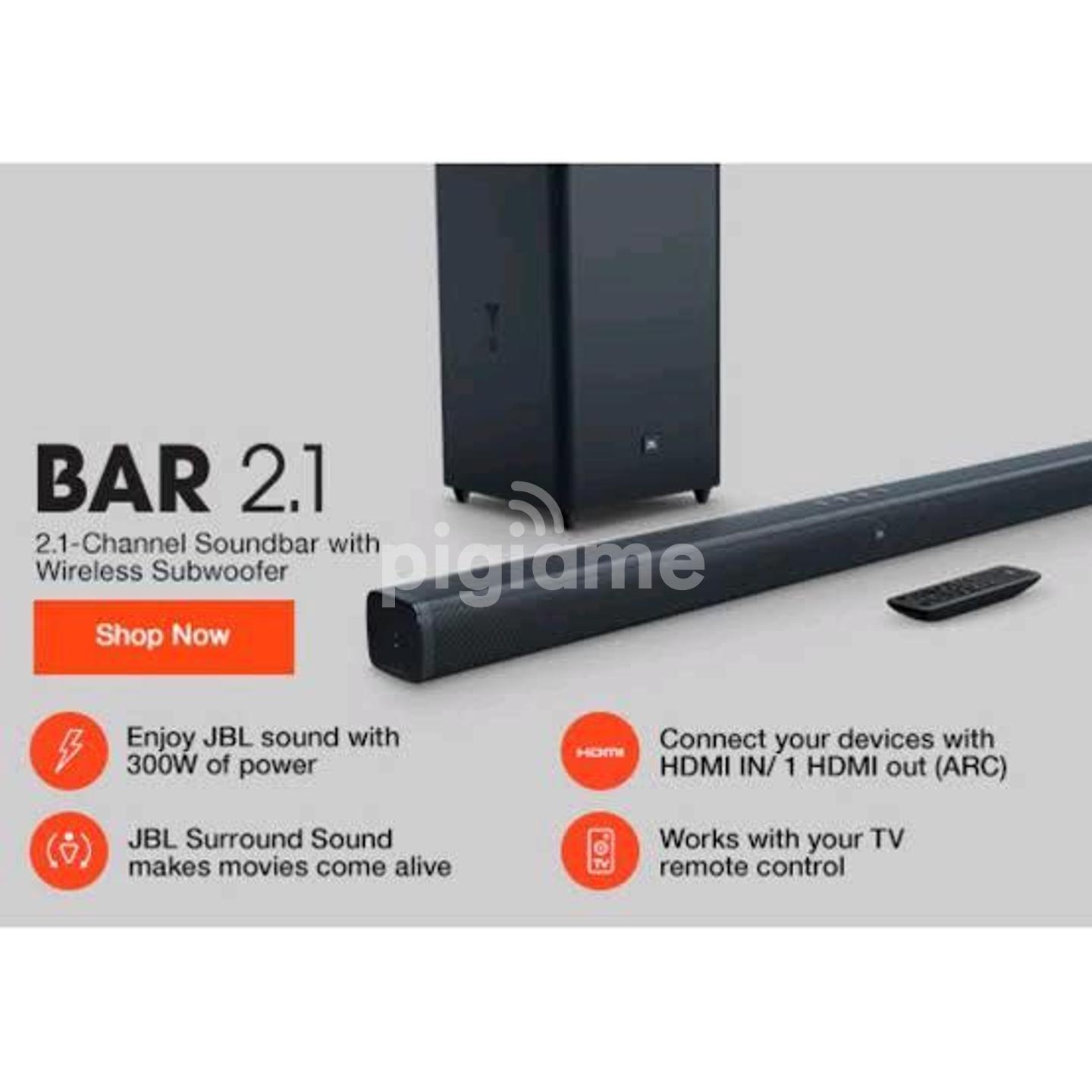 soundbar jbl 2.1 100w