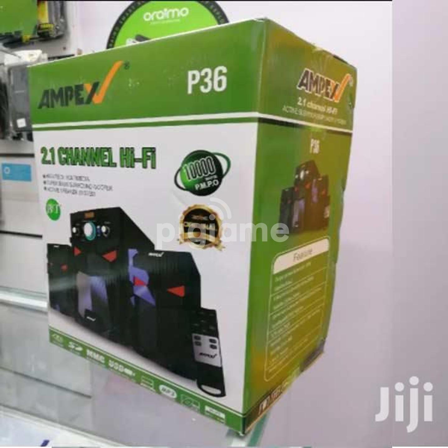 Ampex P36 2.1 Channel 10000 Watts Multimedia SubWoofer Spe in Nairobi