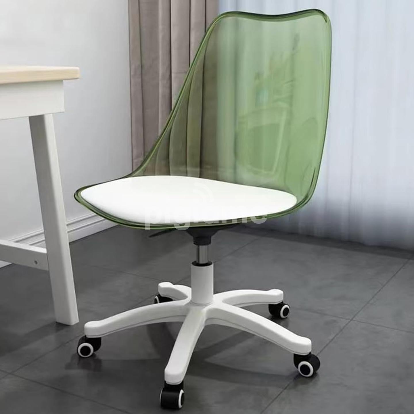 Acrylic Desk Chair Clear Chair With Wheels Ghost Chair With Wheels