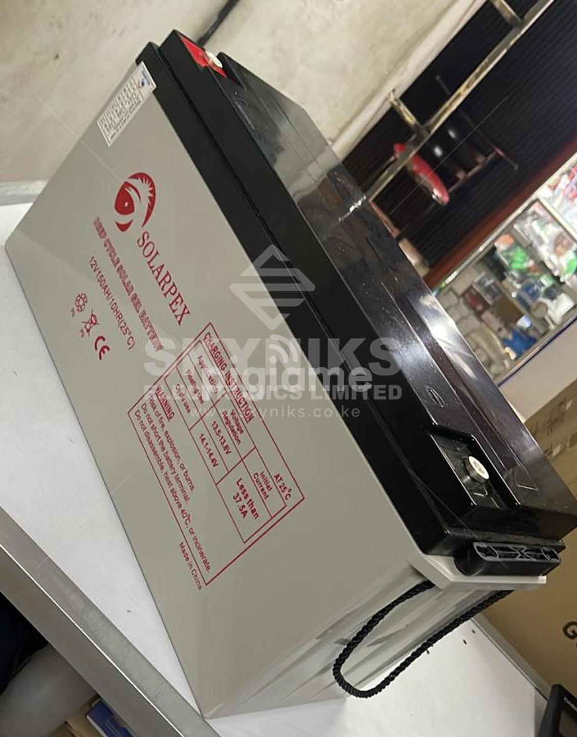 Solar Battery Solarpex 12V150Ah in Nairobi CBD, Luthuli Avenue PigiaMe