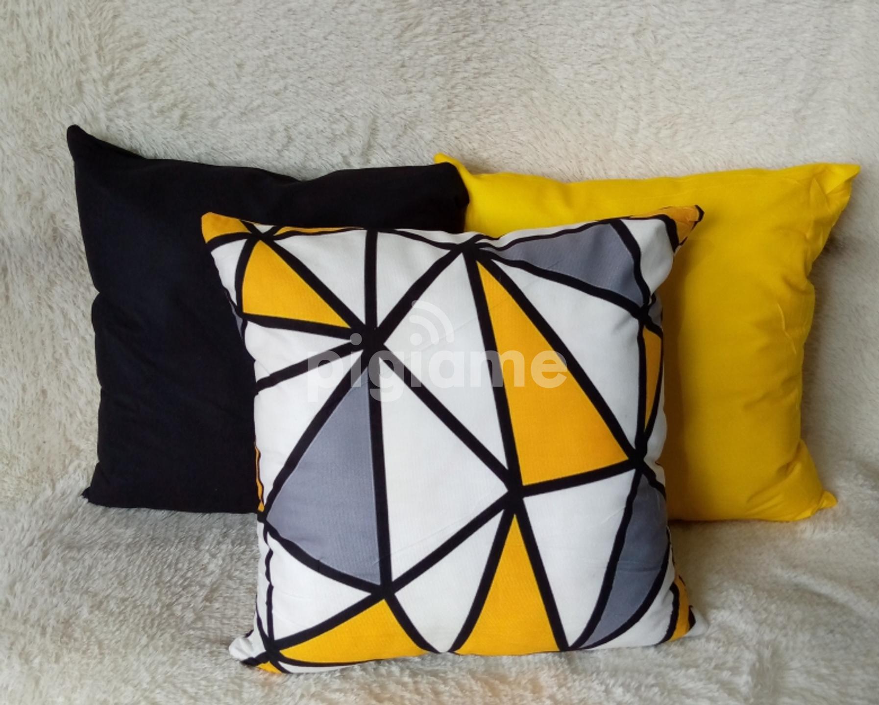 Abstract top throw pillows