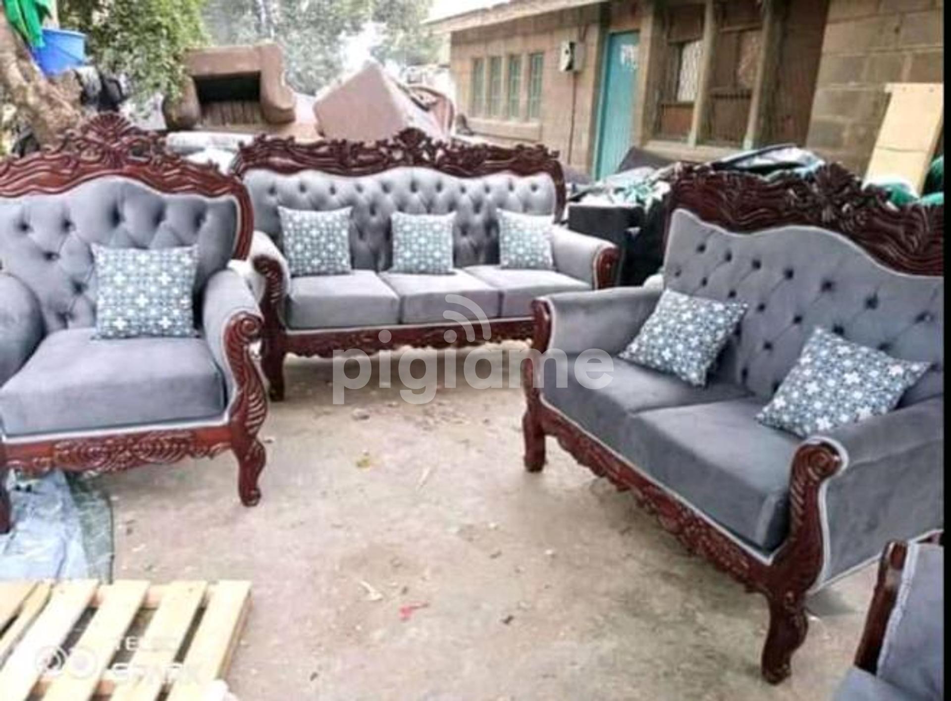 Antique couches sales and chairs