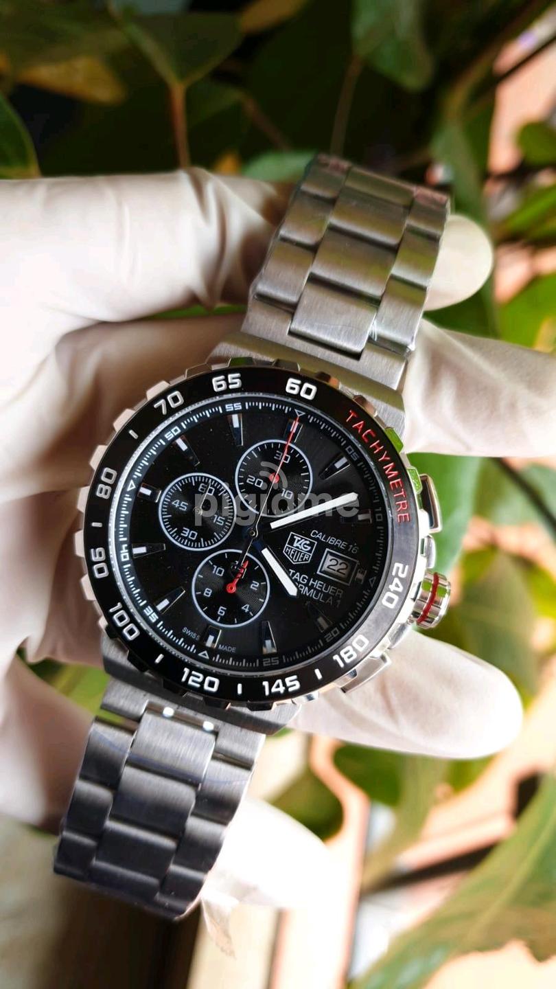 Tag heuer formula 1 mens grey 43mm quartz chronograph watch sales
