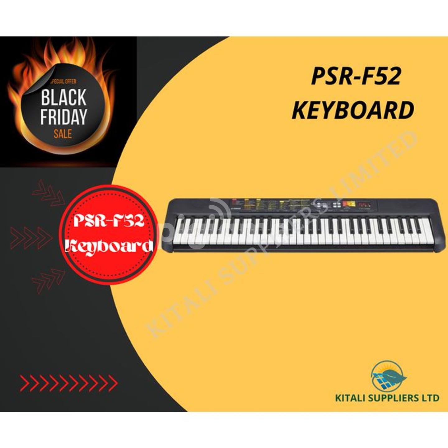 Yamaha PSR F52 Portable Keyboard Bundle