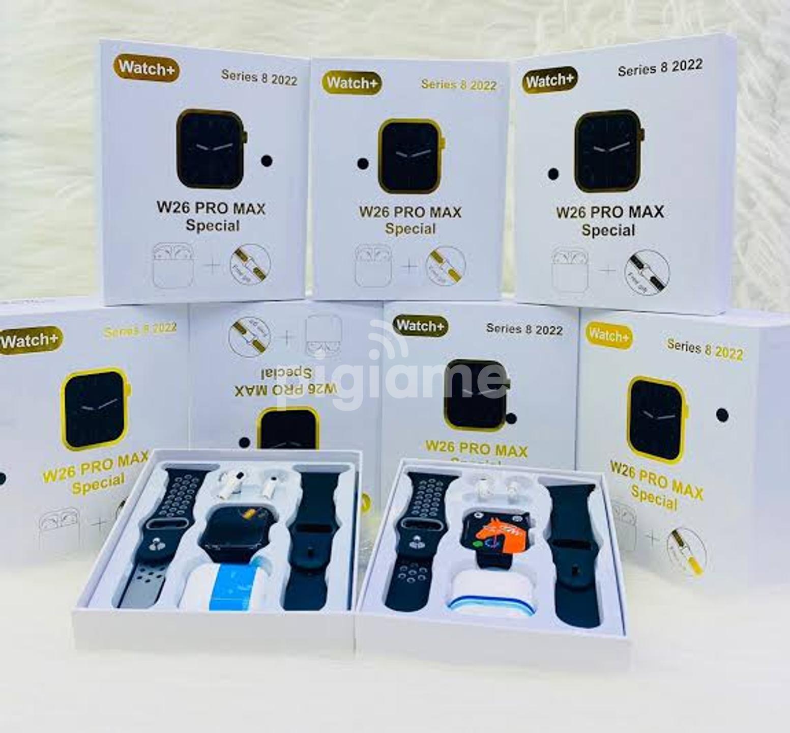 Well Designed W26 Pro Max 2 In 1 Wireless Smart Watch in Nairobi