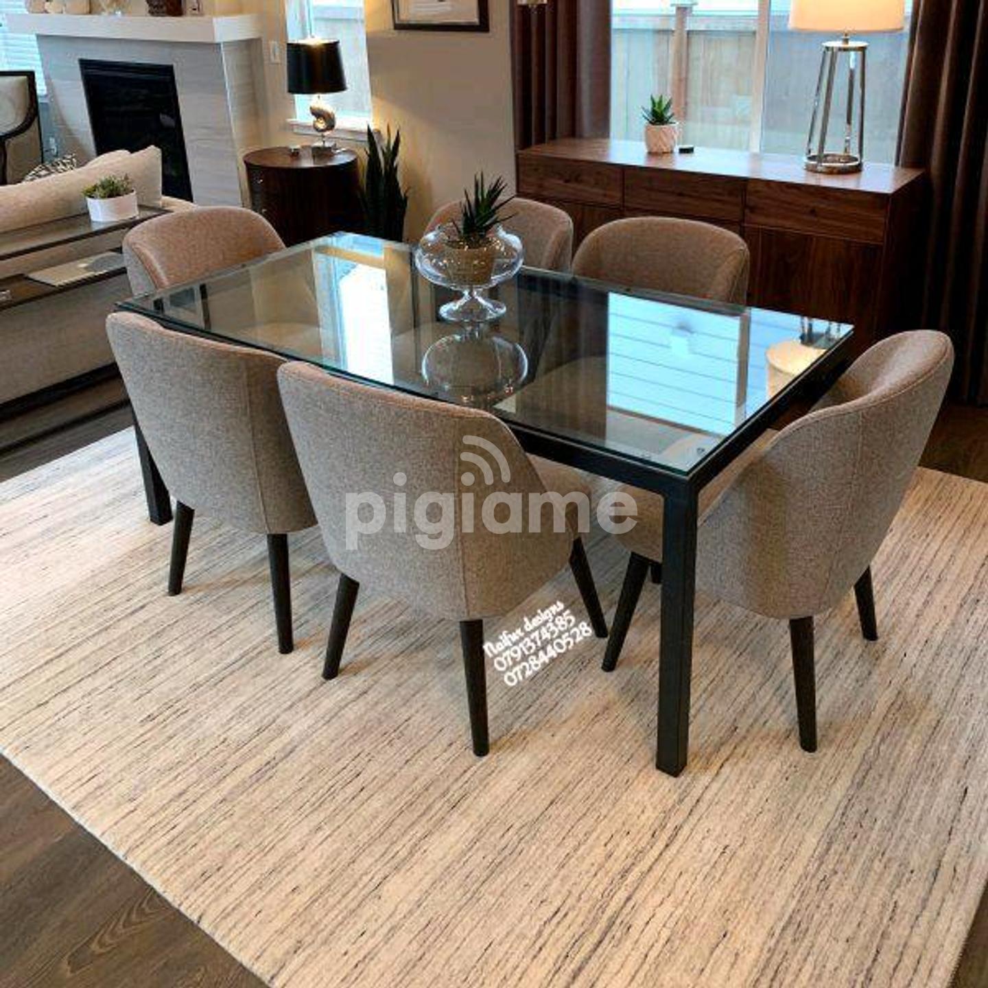 Six Seater Glass Dining Tables For Sale In Nairobi Kenya Modern Six Seater Dining Table Set Latest Glass Dining Tables For Sale In Nairobi Kenya In Utawala Pigiame
