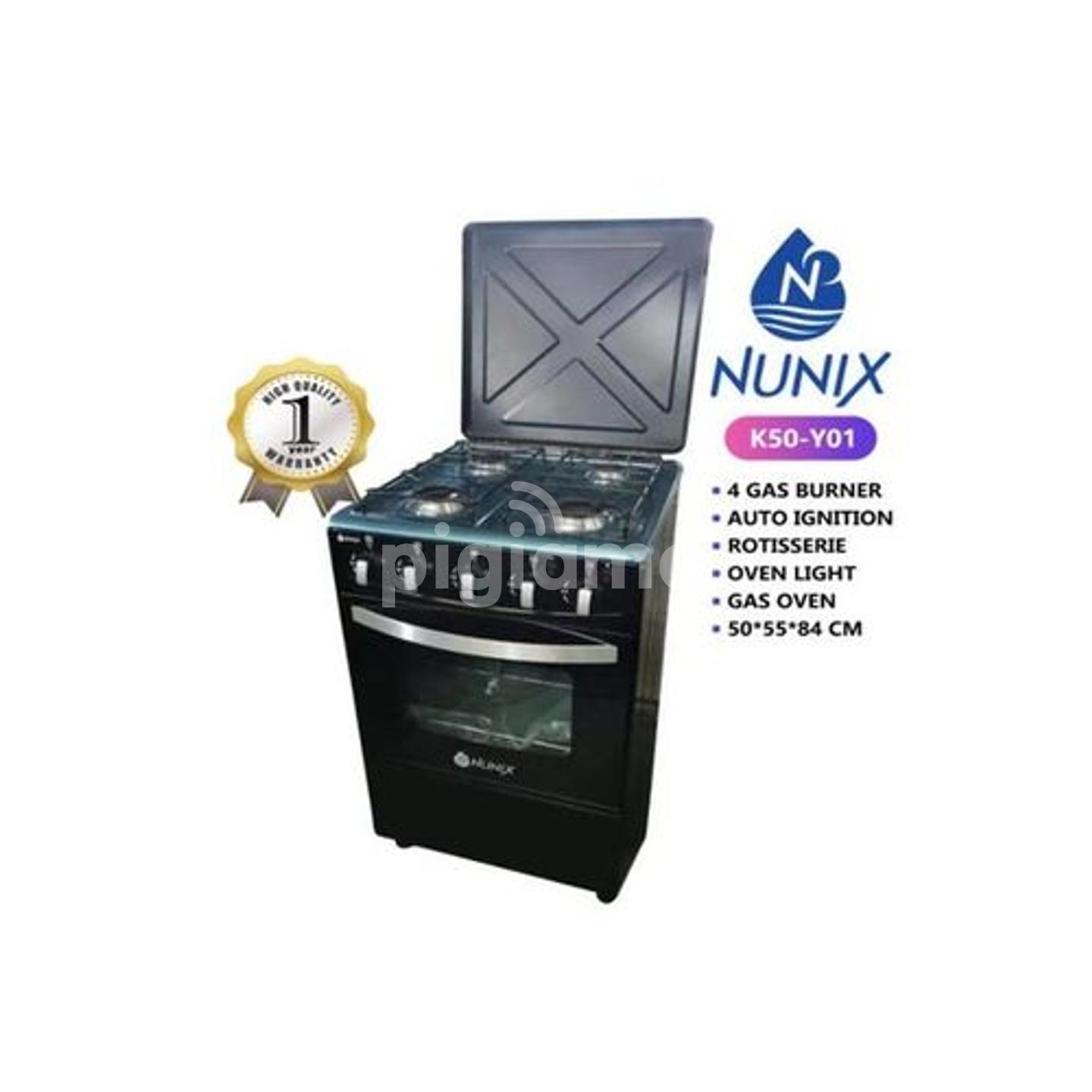 Nunix New 4 Gas Burners 50*55Cm Free Standing Cooker in Nairobi CBD, Ronald Ngala PigiaMe