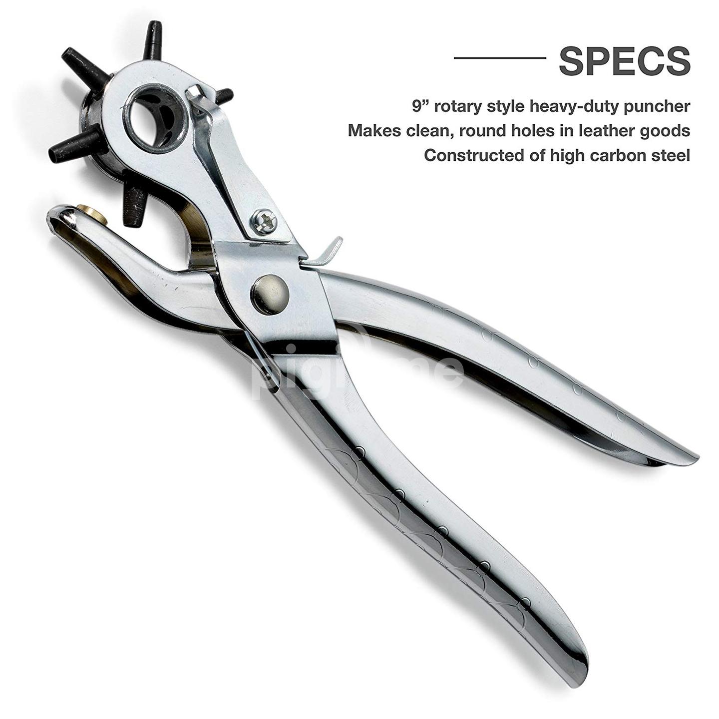 Professional Leather Hole Punch Pliers HEAVY DUTY Belt Holes