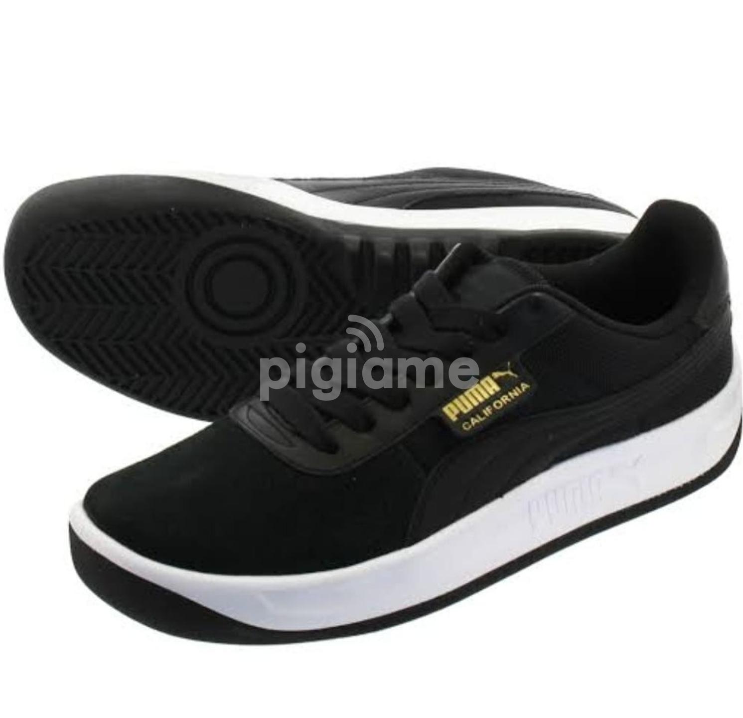PUMA California Black White Shoes