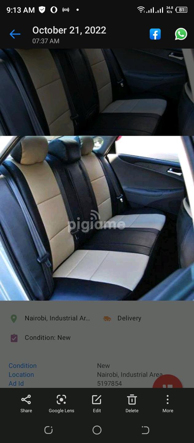 Car Seat Covers in Nairobi CBD, Luthuli Avenue PigiaMe