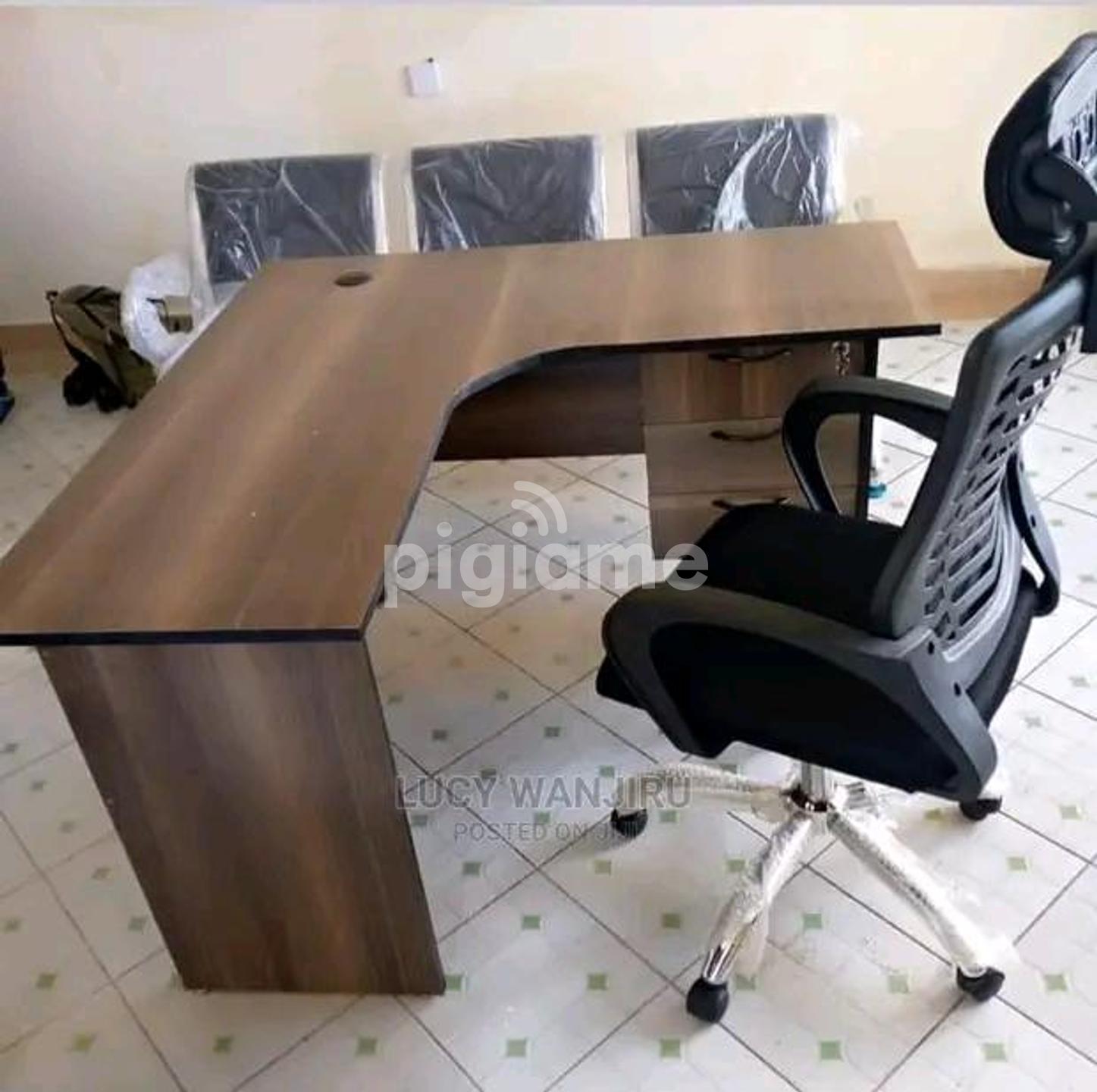 L shape office shop table olx