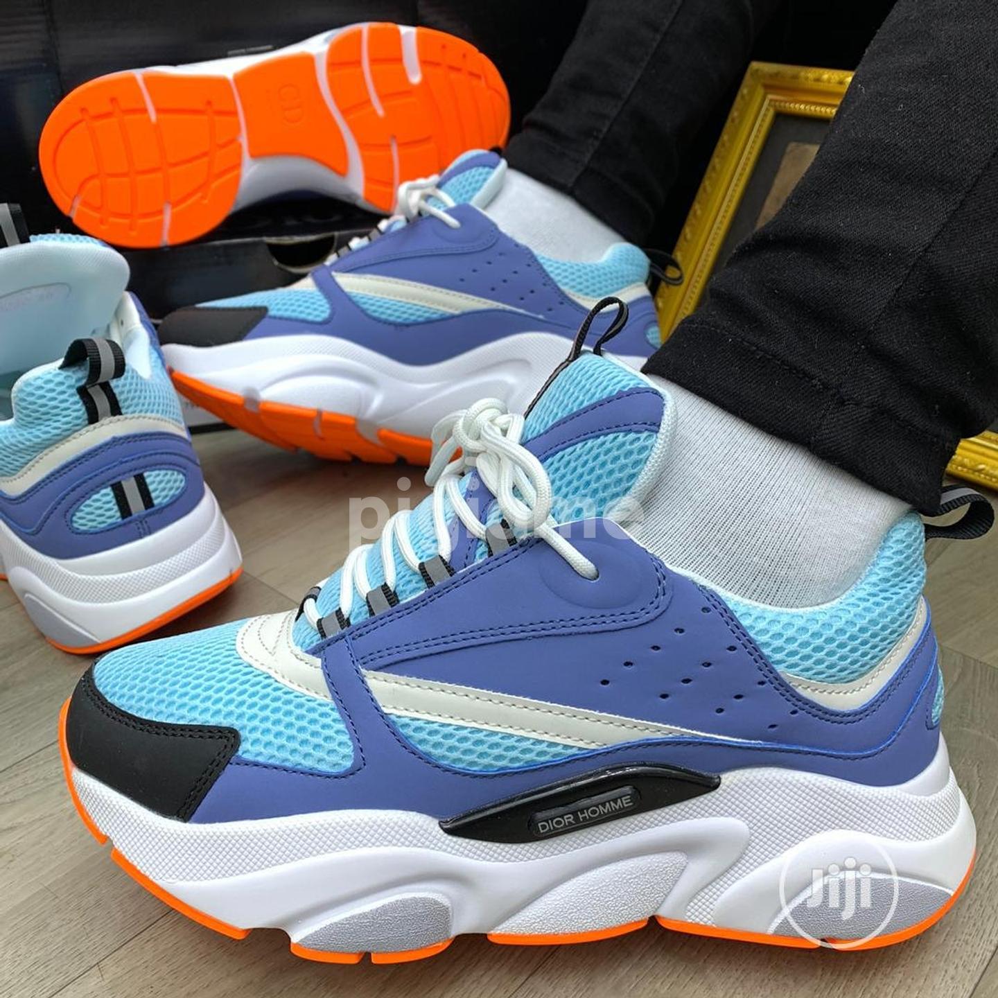 Dior Homme White And University Blue Sneakers in Nairobi CBD PigiaMe