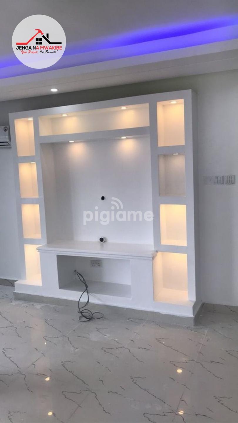 Gypsum shop wall unit