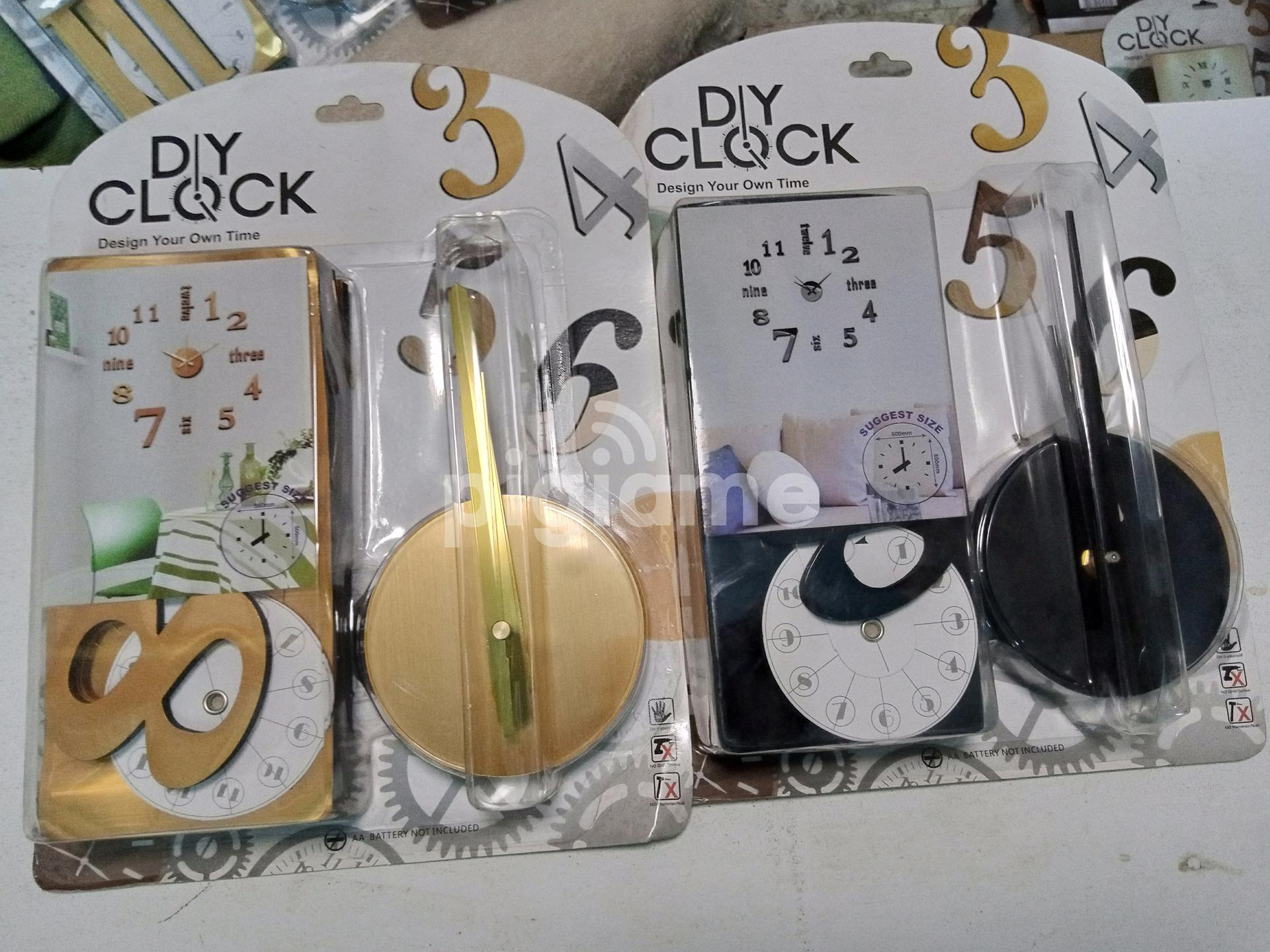 Fashion Stick On Wall Clock Diy Large Modern Design Decal 3D in Nairobi