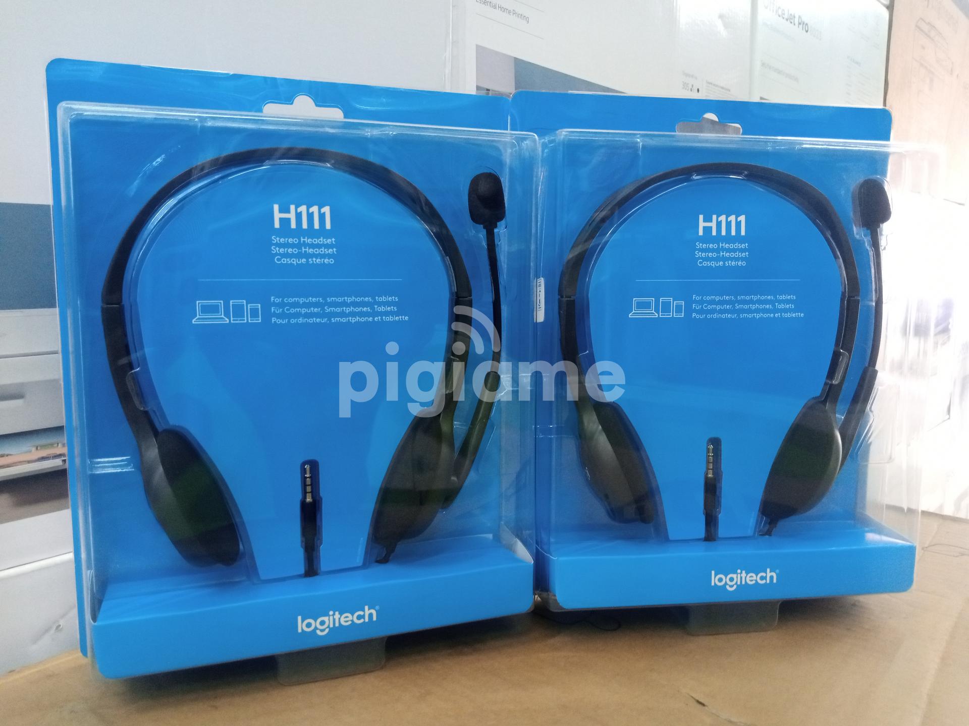 Logitech H111 Wired Headset, Noise-Cancelling Mic - Black in Nairobi CBD,  Moi Avenue | PigiaMe