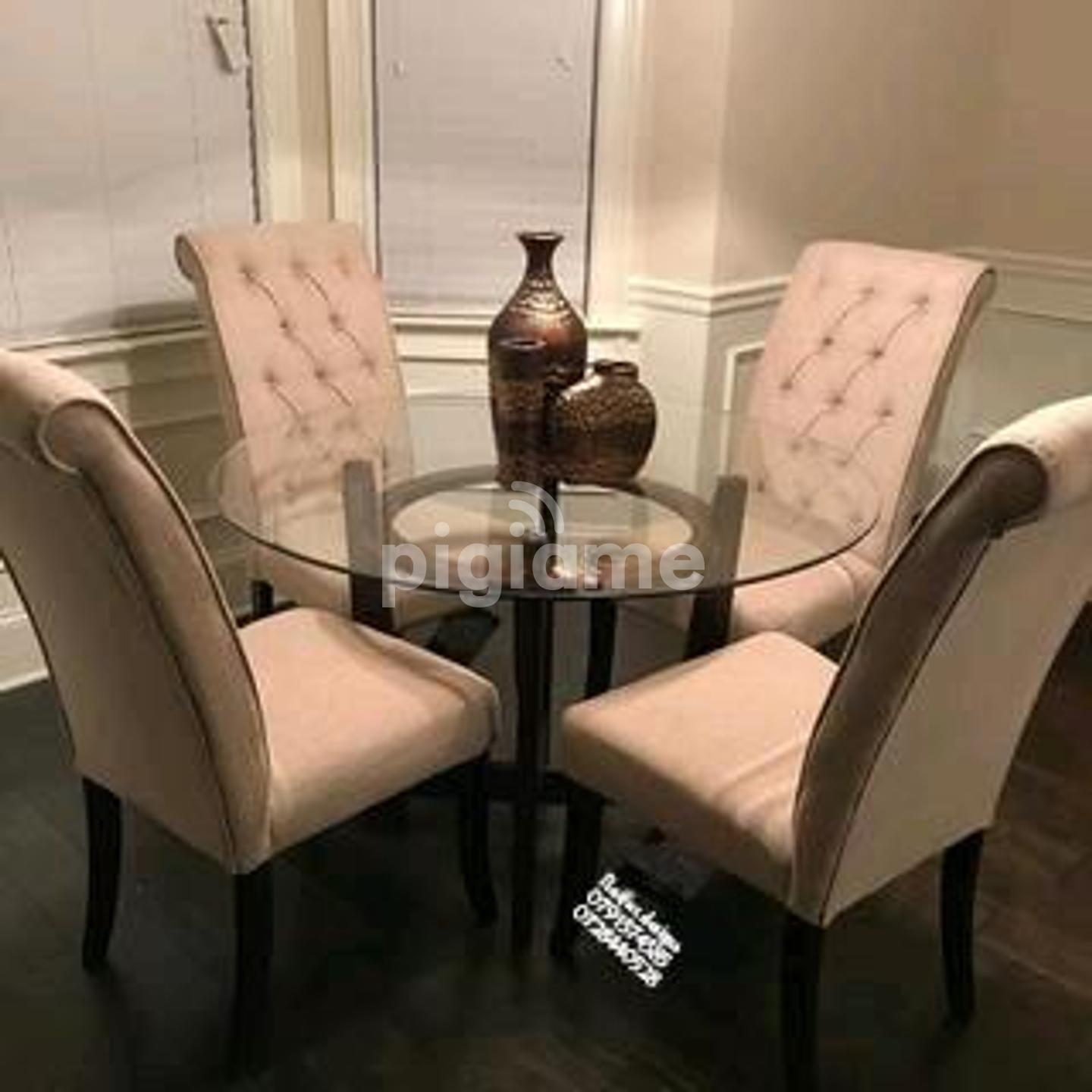 Modern Four Seater Dining Tables For Sale In Nairobi Kenya/Round Glass Dining Tables For Sale In