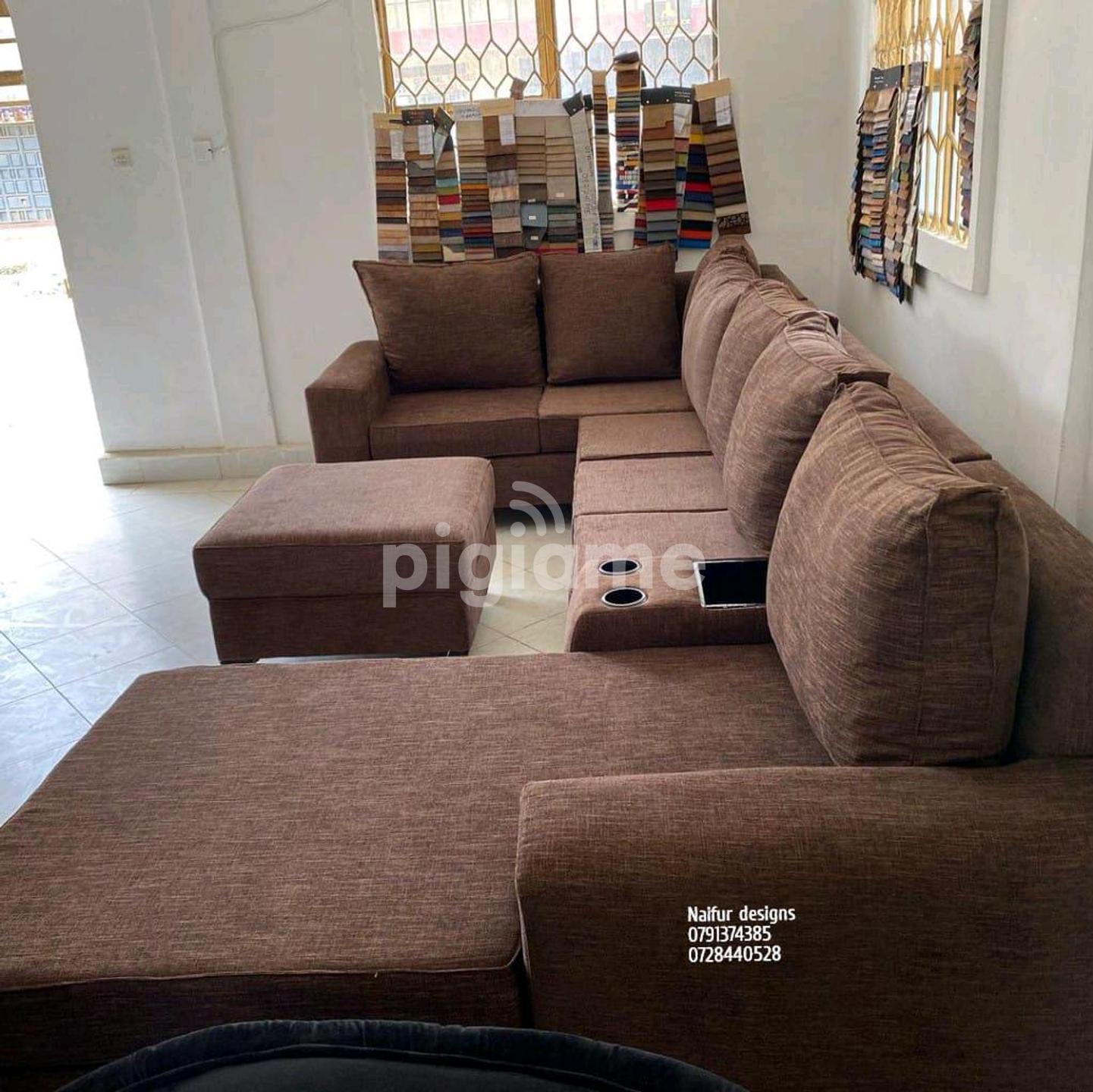 Brown U Shaped Sofas For Sale In Nairobi Kenya/Sofas And Sectionals For