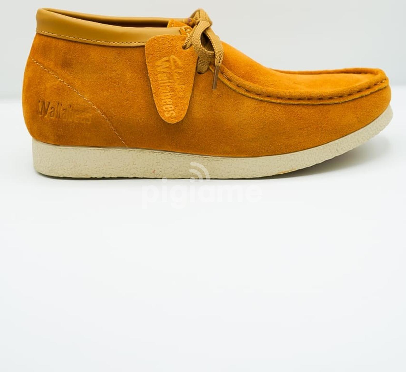 Clarks Wallabee Dark Mustard Suede Shoes Moccassins in Nairobi CBD PigiaMe