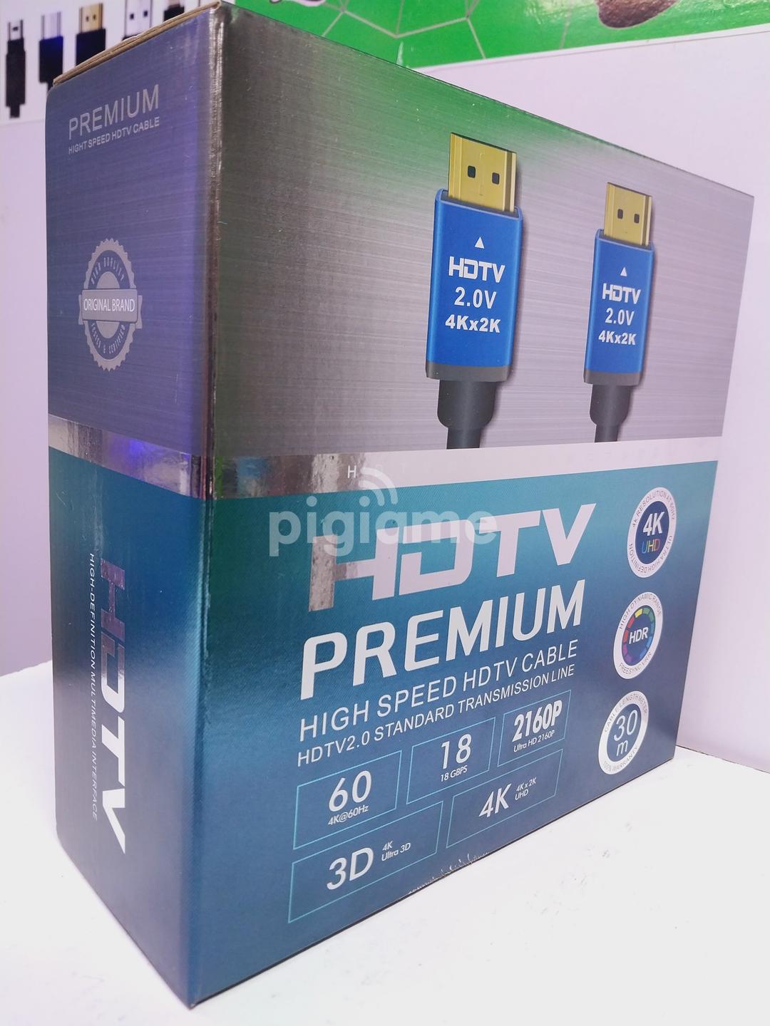 HDTV Premium 4K HDMI Cable (Hdtv Hdmi 4K UHD Premium High Speed Cable)