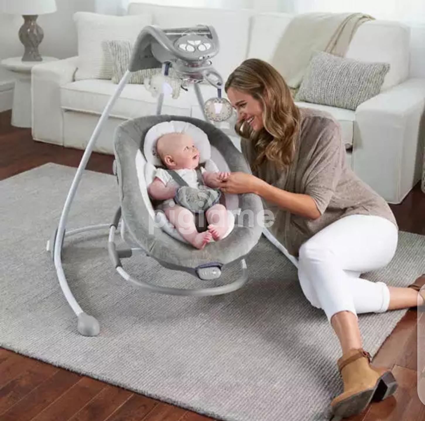 ingenuity twinkle teddy bear swing