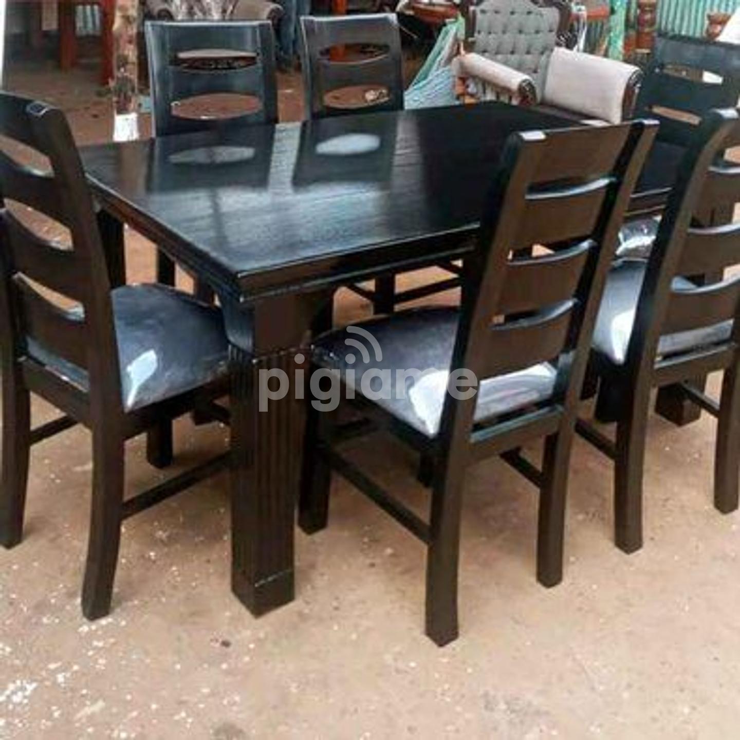 Six Seater Solid Mahogany Dining Sets In Ngong Road Gofl Course Pigiame