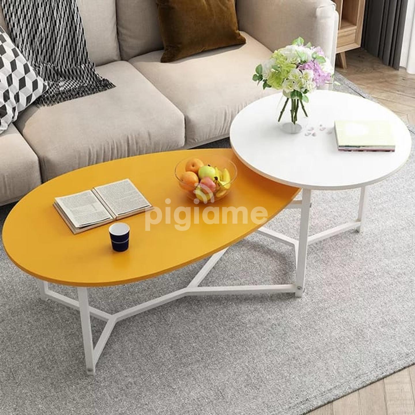 Yellow And White Twin Coffee Table In Nairobi Pigiame Some assembly required not intended for. pigiame