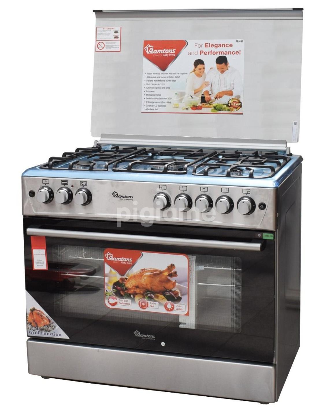 RAMTONS GIANT COOKER 5 GAS 60X90 + ELECTRIC OVEN- RF/491 | PigiaMe