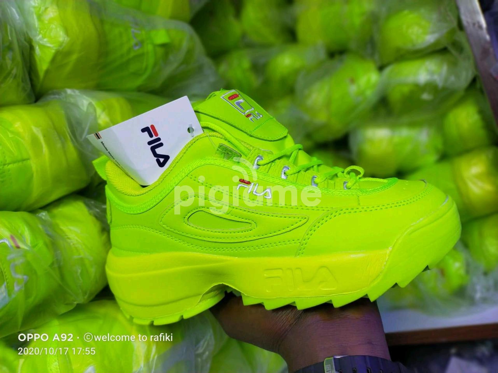 green fila shoes