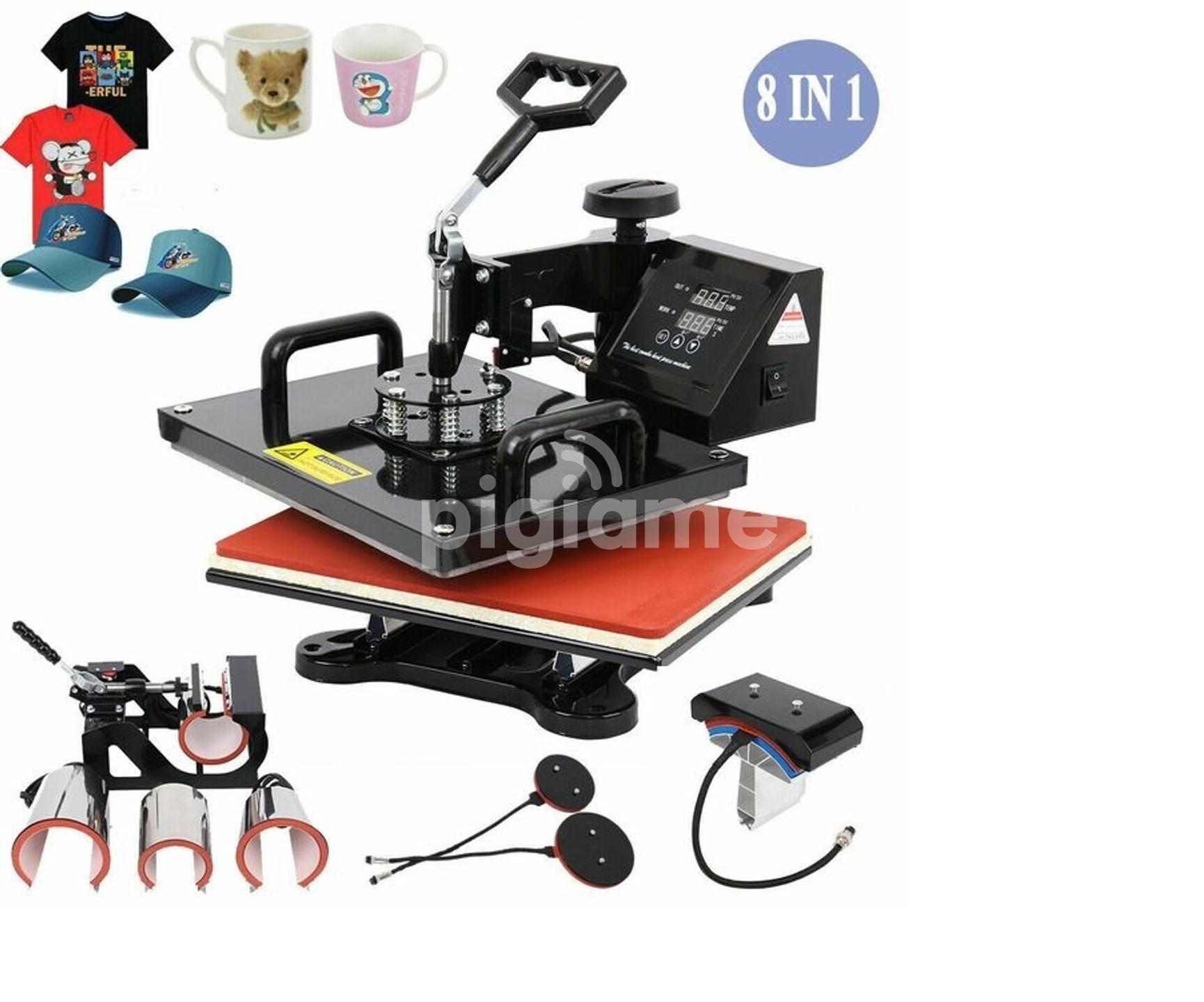 Heat press machine for tiles top