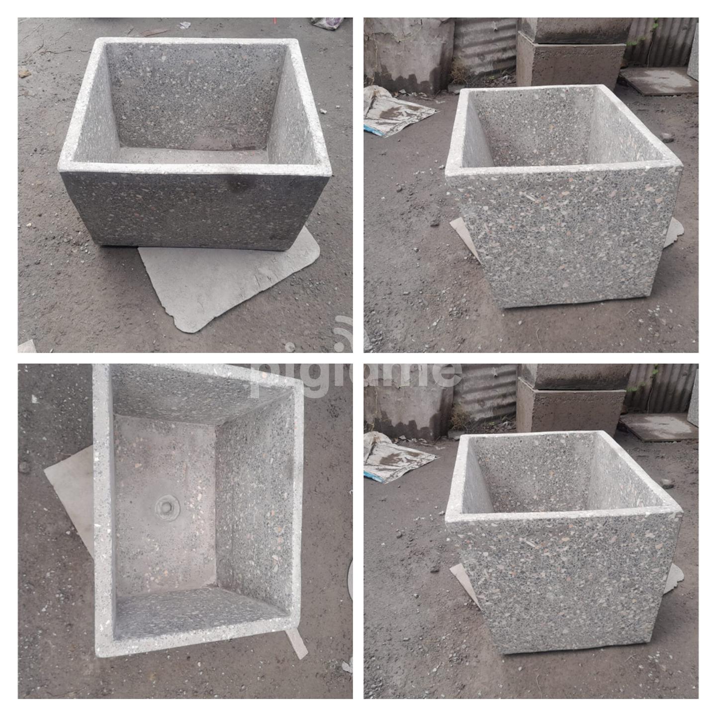 Concrete Grey Terrazo Laundry Dhobi Sinks in Nairobi CBD PigiaMe