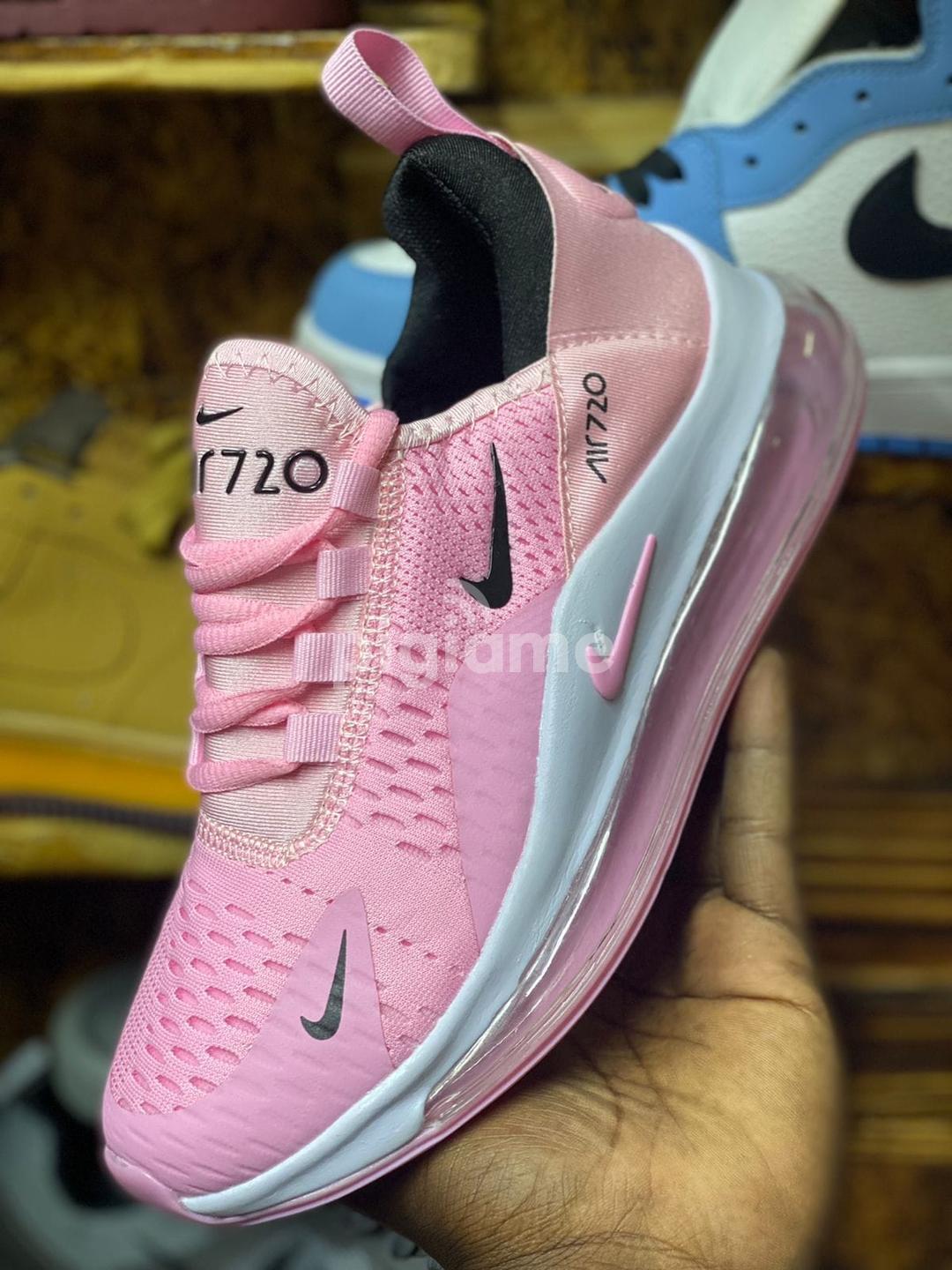Pink and white air max 2019 top