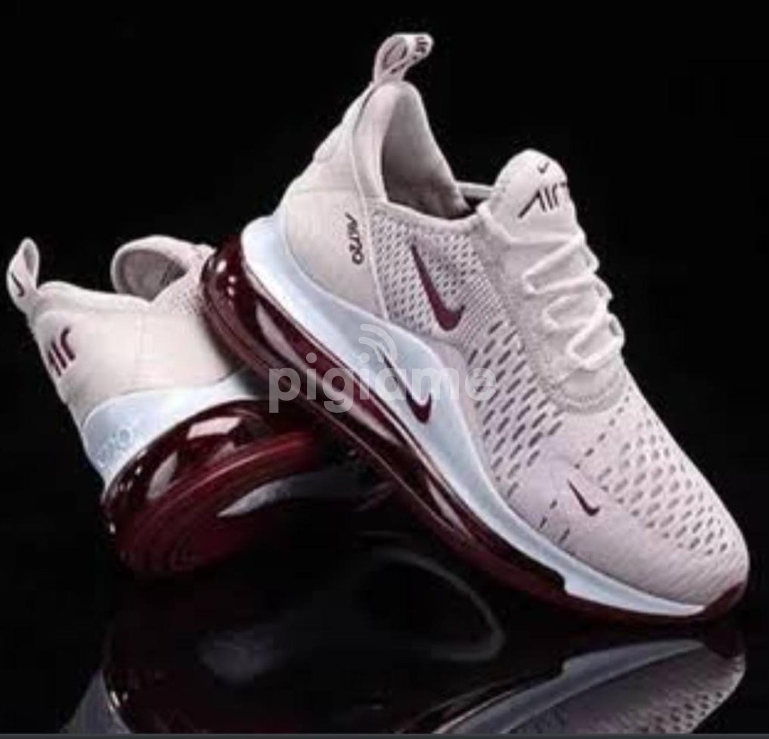Nike Air Max 720 Cream White Maroon Sneakers in Nairobi CBD PigiaMe