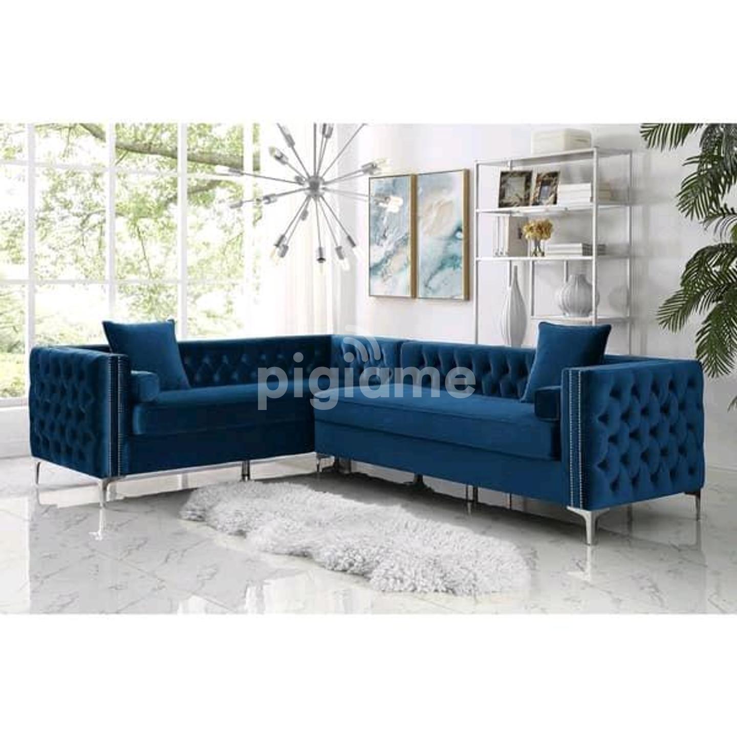 Modern Six Seater L Shaped Sofas For Sale In Nairobi Kenya Best Sofa Ideas Blue Velvet Sofas For Sale In Nairobi Kenya In Utawala Pigiame