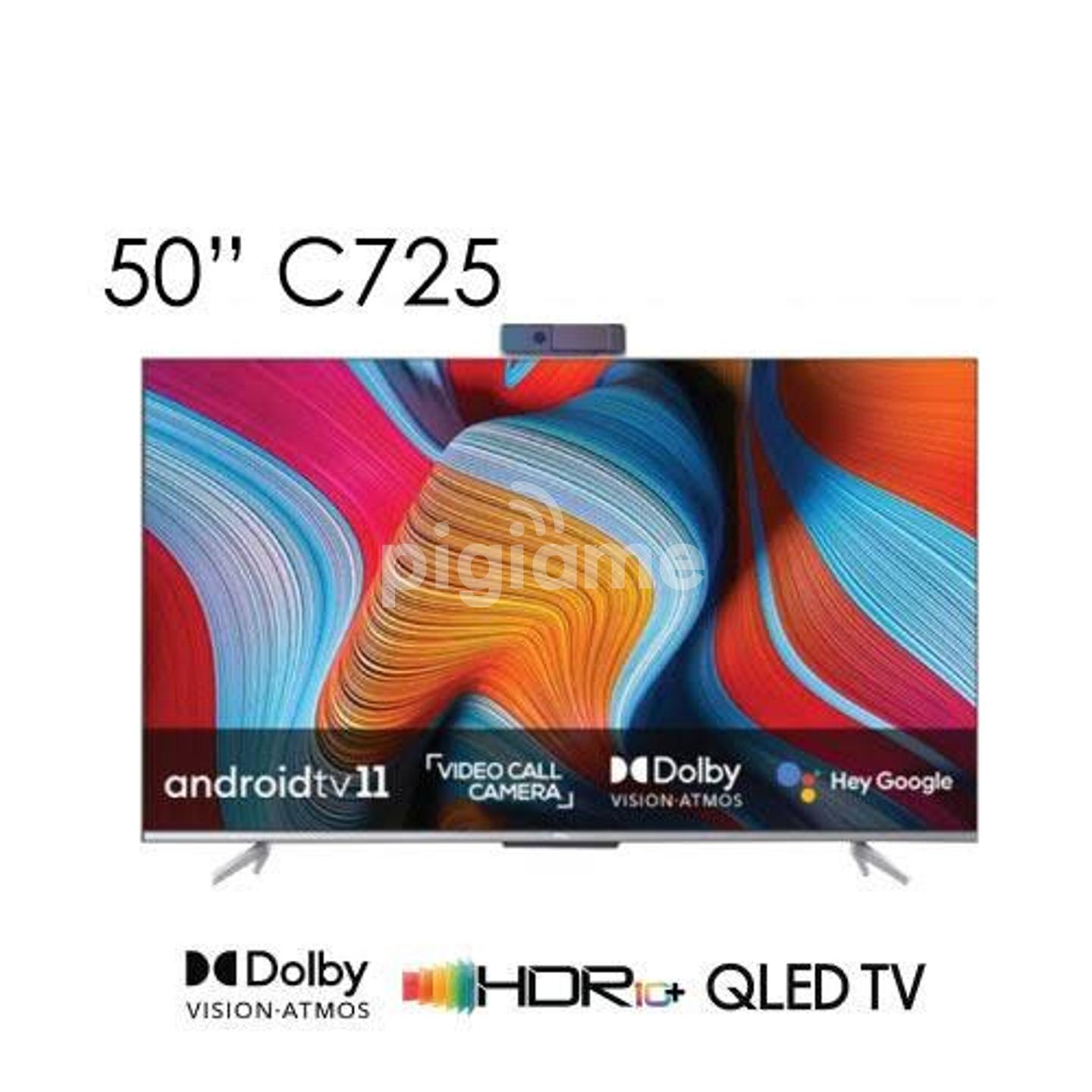 Tcl 50 Inch Qled 4K Smart Android Tv With A cam 50C725 in Nairobi