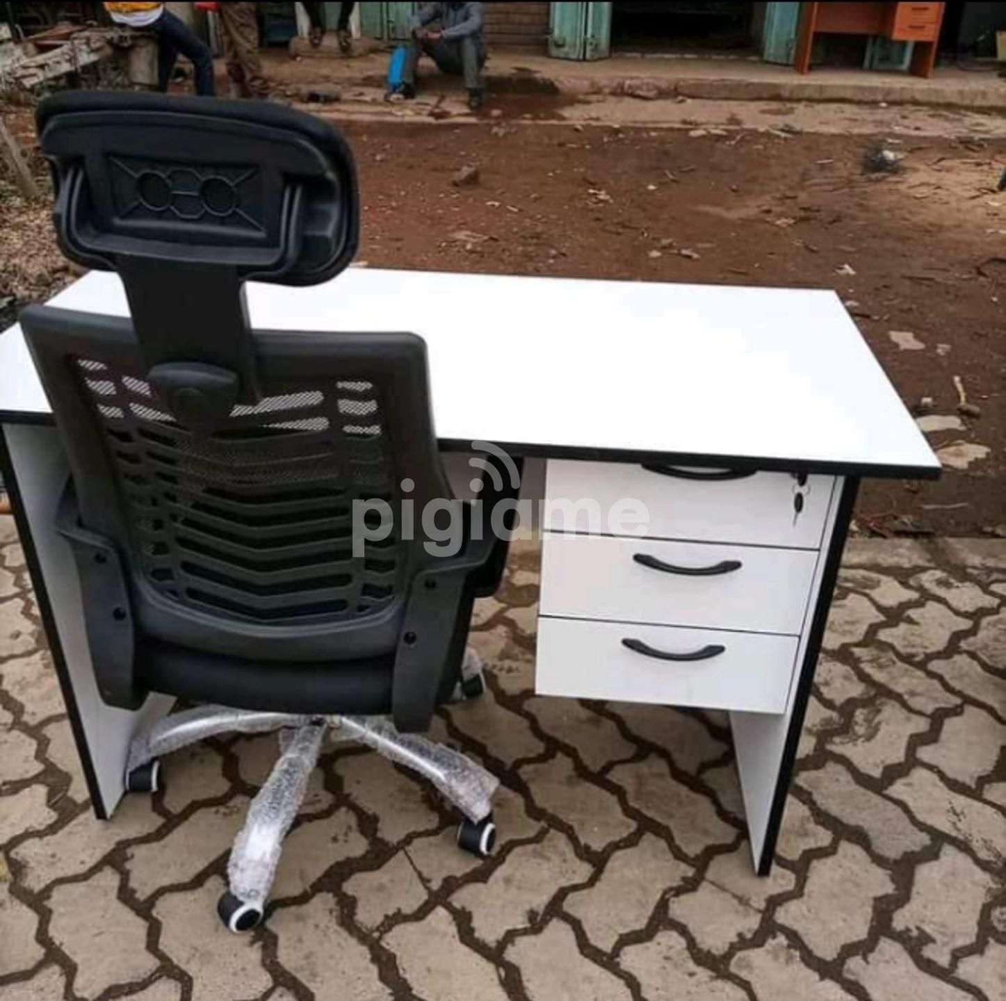Laptop Office Desk Plus Headrest Chair in Nairobi CBD, City Square