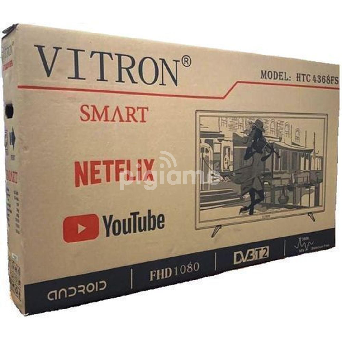 vitron htc 4368fs 43 smart android tv full hd black end month super sale