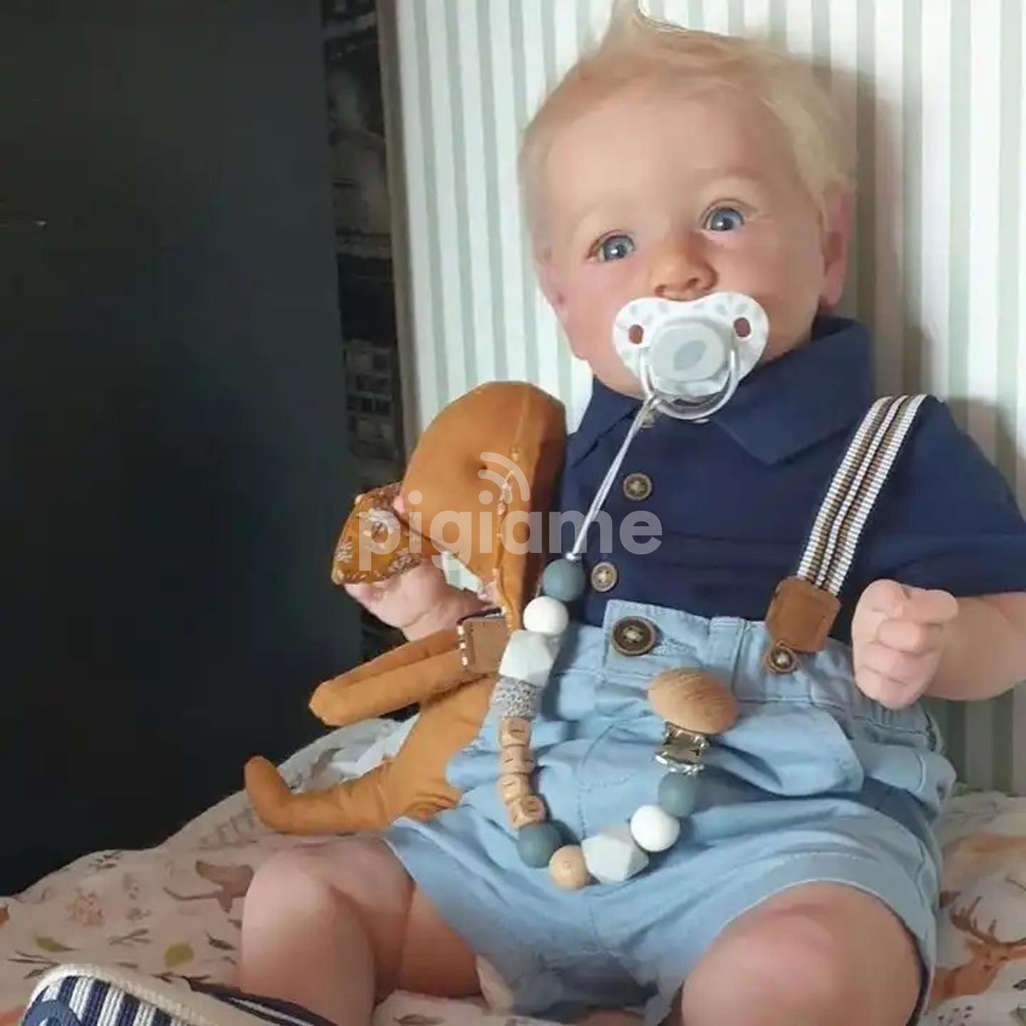 20 Inch Realistic Toddler Boy Reborn Baby Dolls in Ruaka PigiaMe