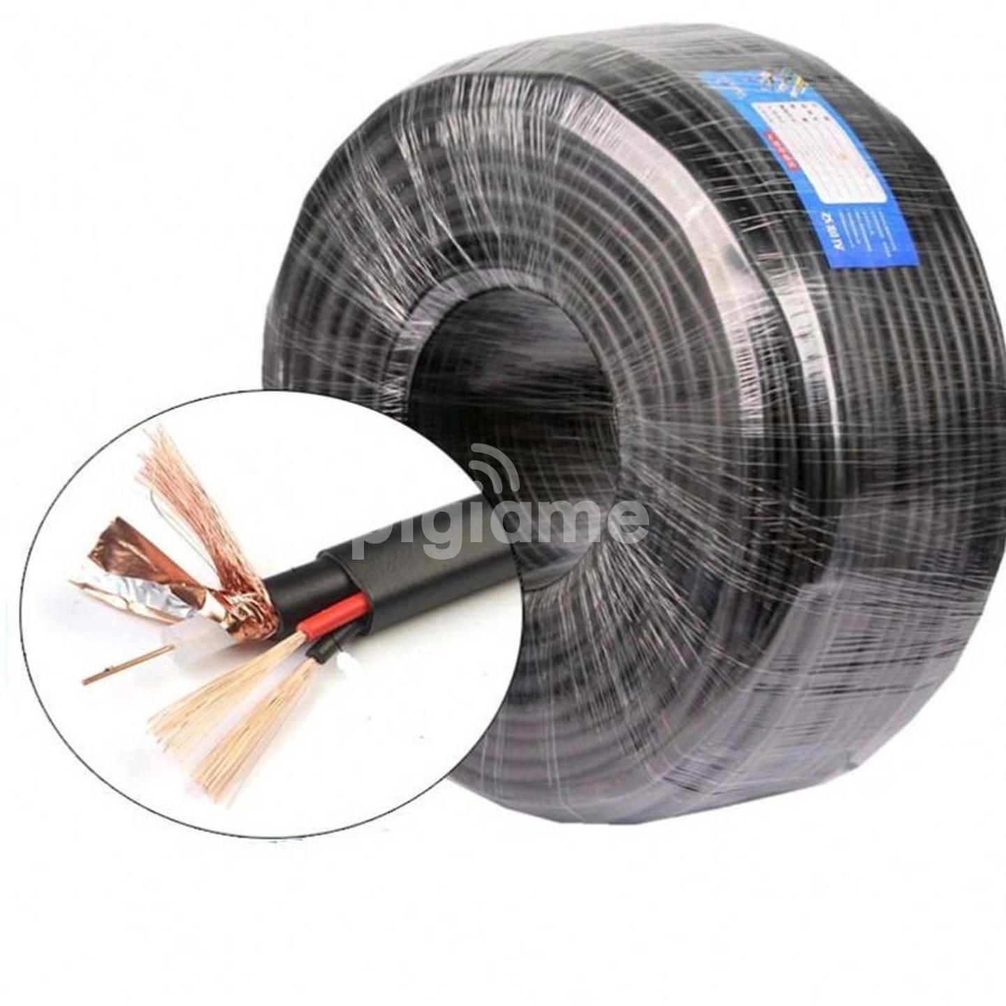 Coaxial cable with 2core power cable 200mts PigiaMe