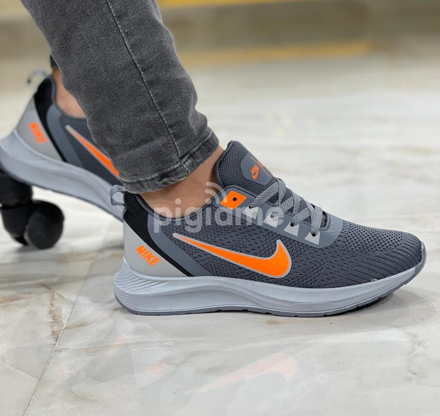 Nike zoom grey hotsell and orange