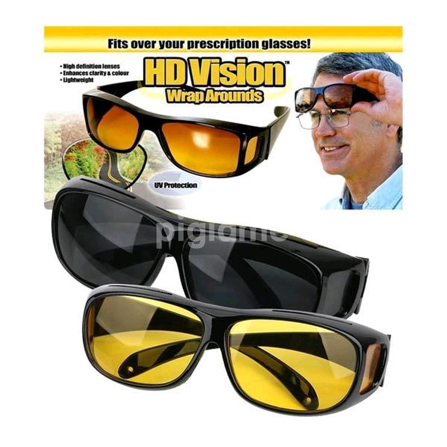 Night Vision Drivers Goggles Interior Accessory Protective Gears Sunglasses  Night-Vision Glasses Anti Glare Car Driving Glasses - AliExpress