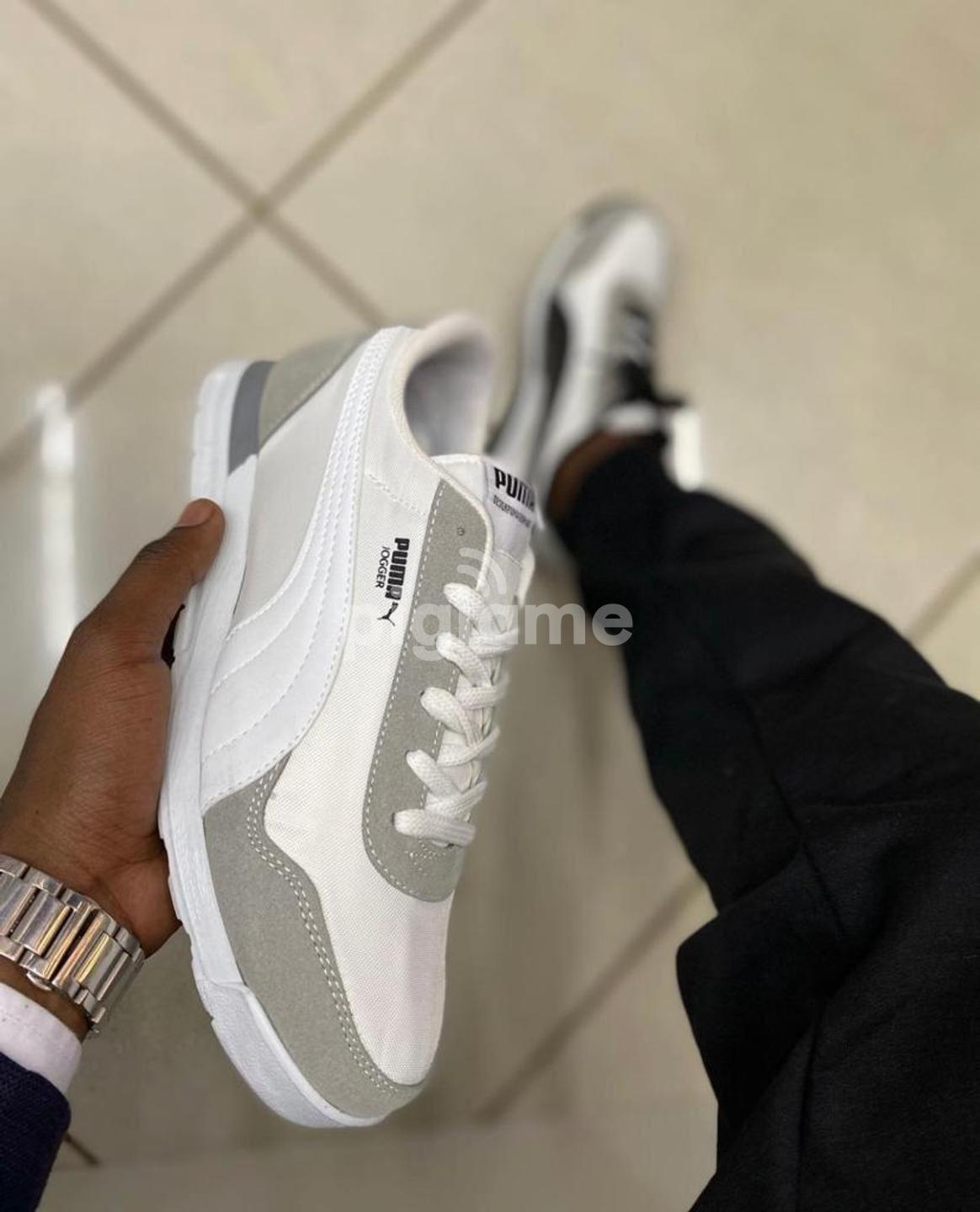 Puma Jogger Sneakers White Grey Sports Shoe in Nairobi CBD PigiaMe