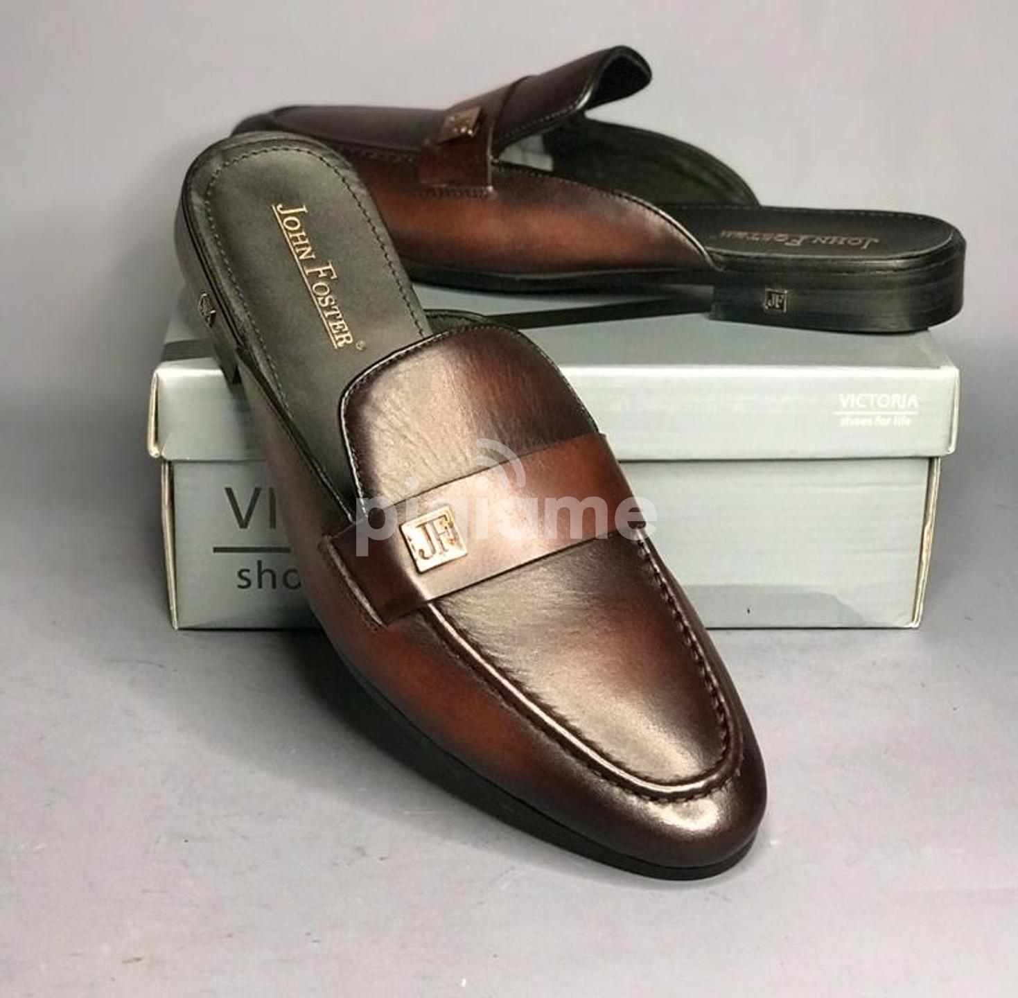 Men s John Foster Brown Official Backless Mules Loafers in Nairobi CBD PigiaMe