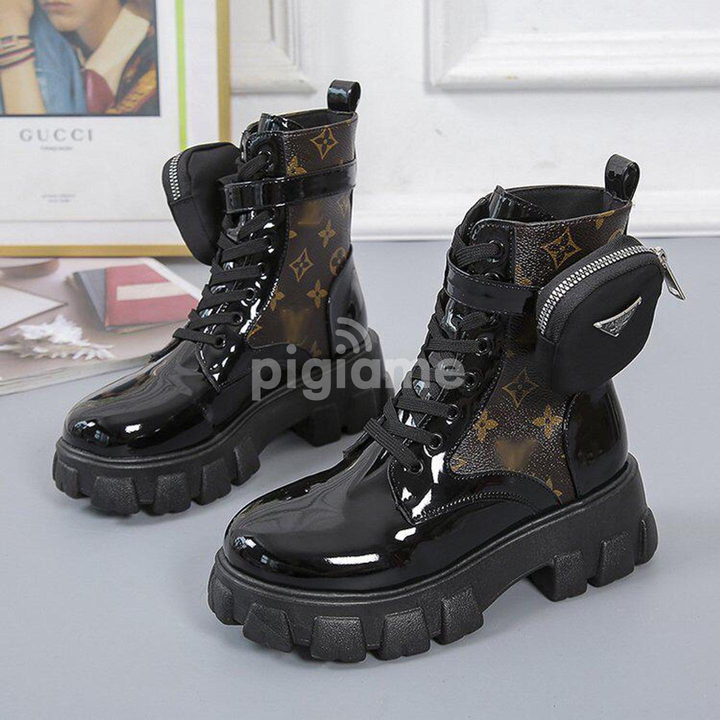 Prada Monolith Mini Bag Lug Sole Combat Boot Ladies Boots in Nairobi